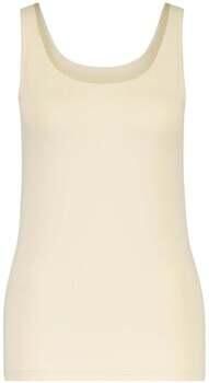 NUKUS mouwloze top beige - Foto 4