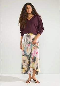 Nümph Blouse 707060 Nudayletta Lurex V-Neck Pullover Fig - Foto 2