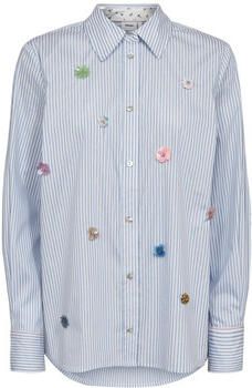 Nümph Broek 707142 Nulili Sequins Shirt Flaoty Blue