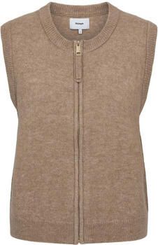 Nümph Gilet 707122 Nufuette Zip Vest Silver Mink