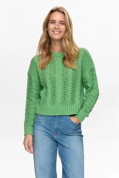 Nümph Trui Numph Nuremi Pullover 5042 Vibrant Green