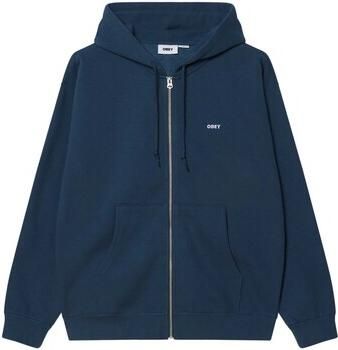 Obey Trainingsjack Established Works Bold Zip Hood Ii Fleece