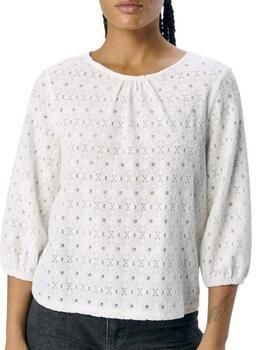 OBJECT Dames Blouses Objlaila 3 4 Re Top Wit