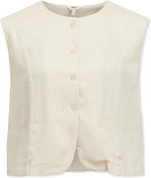 OBJECT Dames Blazers Objaya S l Re Vest 138 Beige