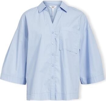 Object Blouse Demi Shirt 3 4 Brunnera Blue