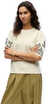 OBJECT Dames Truien & Vesten Objflora 2 4 Re Knit Pullover Creme - Foto 7