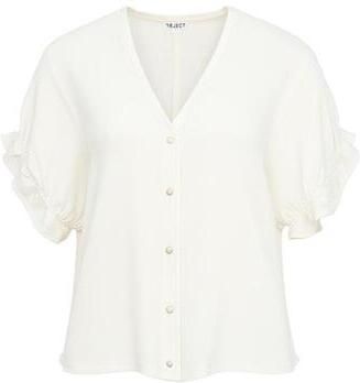 OBJECT Dames Tops & T-shirts Objframe 2 4 V-neck Re Top Gebroken Wit - Foto 8