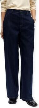Object Flared Bootcut Carly MW LO Jeans Dark Blue Denim