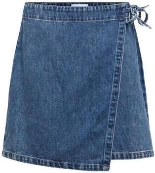 OBJECT Dames Rokken Objrosie Mw Denim Short Wrap Skirt Blauw - Foto 5