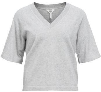 OBJECT top lichtgrijs fijn gebreid