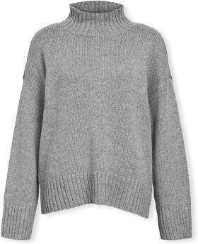Object Trui Noos Agnes LO Knit Medium Grey Melange