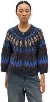 Object Vest Jaade Diana Cardigan Sky Captain Multicolor
