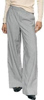 OBJECT OBJLISA wide leg regular waist pantalon wit - Foto 8