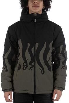 Octopus Army Layer Puffer Jas met Capuchon Green Heren - Foto 6