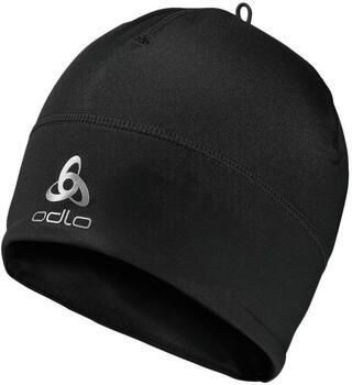 Odlo Senior sportmuts Polyknit Warm Eco zwart Logo