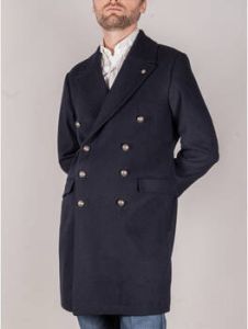 Officina 36 Mantel Cappotto Militare Blu