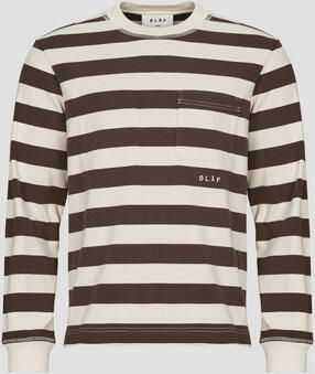 OLAF Sweaters STRIPED RIB CREWNECK