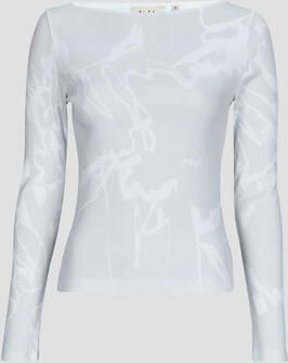 OLAF T-Shirt Lange Mouw AOP BOAT NECK TOP