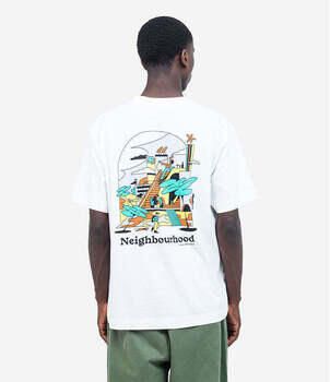 Ollow T-shirt Korte Mouw Neighbourhood Ecru