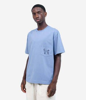 Ollow T-shirt Korte Mouw People Bleu Azur