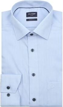 OLYMP Businessoverhemd Luxor modern fit fijne structuur modern fit new kentkraag - Foto 5