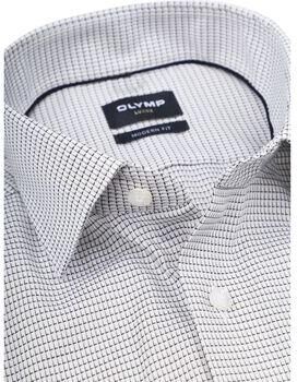 Olymp Overhemd Lange Mouw Luxor Short Sleeve Overhemd Print Nougat