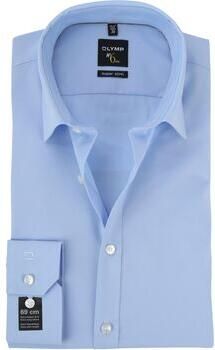 Olymp Overhemd Lange Mouw No'6 six Skinny Fit Overhemd Blauw Extra Lange Mouwen