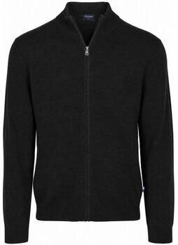 OLYMP Level Five Slim fit gebreid jack met opstaande kraag