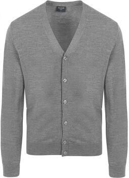 OLYMP Level Five Slim fit gebreid jack met knoopsluiting - Foto 1