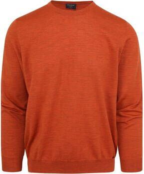 Olymp Sweater Trui O-Hals Wol Oranje
