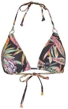 O'Neill voorgevormde triangel bikinitop Capri zwart roze - Foto 2