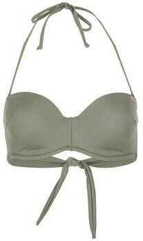 O'Neill voorgevormde strapless bandeau bikinitop Havaa groen