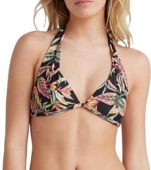 O'Neill voorgevormde triangel bikinitop zwart geel groen - Foto 3