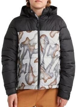 O'Neill gewatteerde winterjas antraciet grijs beige