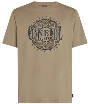 O'Neill regular fit T-shirt met printopdruk concrete