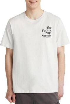 O'Neill regular fit T-shirt met printopdruk off white