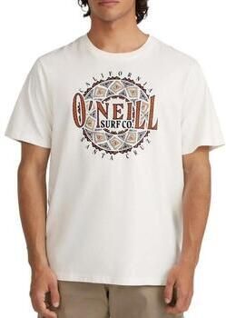 O'Neill regular fit T-shirt met printopdruk snow white