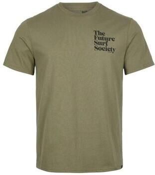 O'Neill regular fit T-shirt met logo deep lichen green