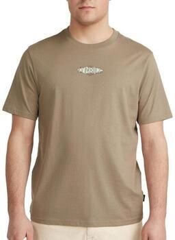 O'Neill regular fit T-shirt met backprint bruin - Foto 3