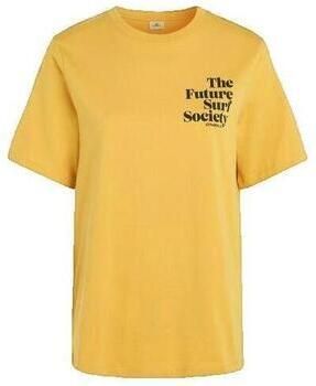 O'Neill T-shirt Korte Mouw T-shirt Future Surf Society coupe régulière jaune