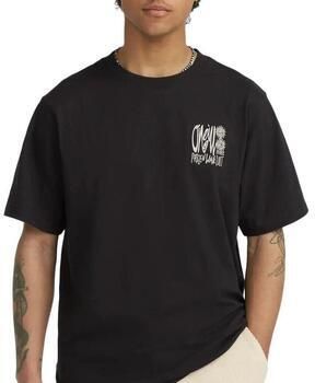 O'Neill regular fit T-shirt met backprint zwart