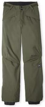 O'Neill skibroek Hammer Jr. zwart Groen Jongens Polyester Effen 152