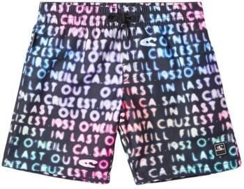 O'Neill zwemshort Cali zwart neon Jongens Gerecycled polyester (duurzaam) 152