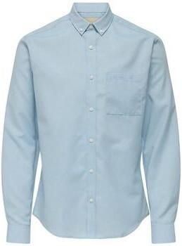 ONLY & SONS Overhemd met lange mouwen ONSALVARES SLIM LS OXFORD SHIRT OTL
