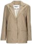 Only Check Blazer TLR in Pumice Stone MOLE en Toasted Coco Bruin Dames - Thumbnail 2