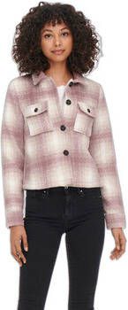 Only Blazer Surchemise courte à carreaux femme Onllou otw