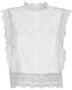 Only Witte Katoenen T-Shirt Lente Zomer Collectie White Dames - Thumbnail 3