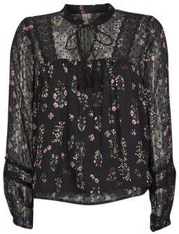 Only Regular fit blouse met semi-transparante mouwen model 'TESSA'