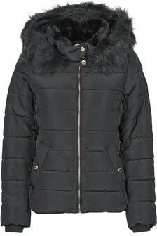 Only Onlcamilla Quilted Furhood Jacket CC OTW 15204607 Zwart Dames