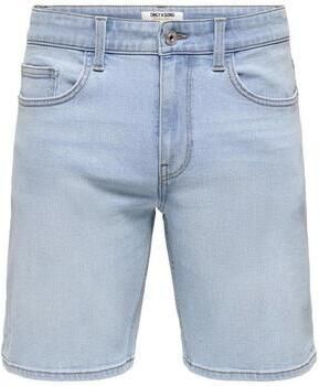ONLY & SONS ONSWEFT regular denim short light blue denim - Foto 3